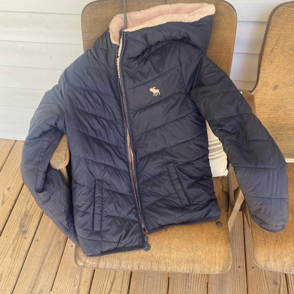 Girls Abercrombie Reversible Coat